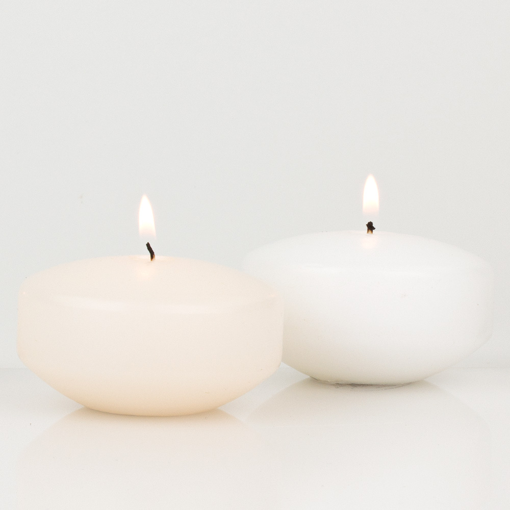 3" Floating Disc Candles Floral Supply Syndicate Floral Gift Basket