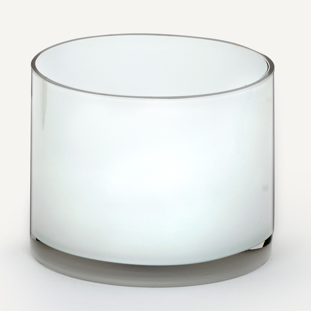 GLASS   4.5" X 5.5" BOWL,WHITE