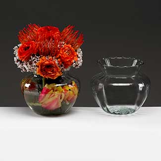 4.5" RECYCLED GLASS VASE