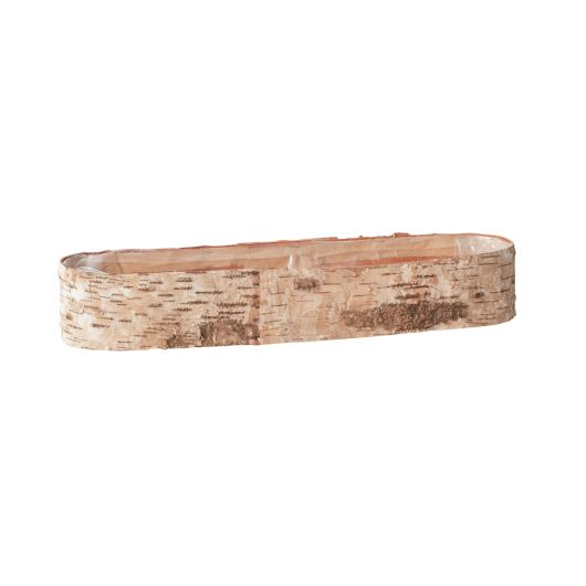 ROUNDED BIRCH TROUGH 19.5"X 4