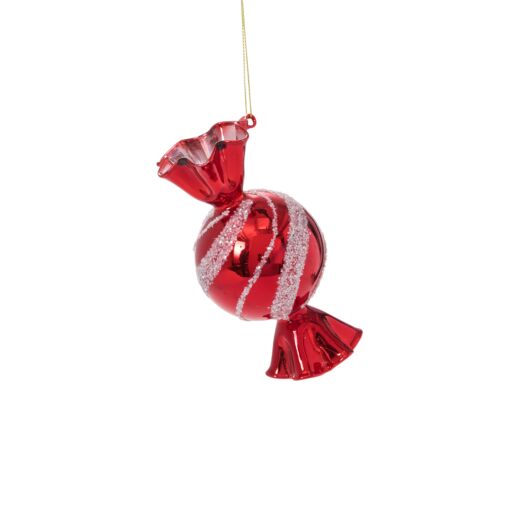 PEPPERMINT SWIRL ORNAMENT 2.5
