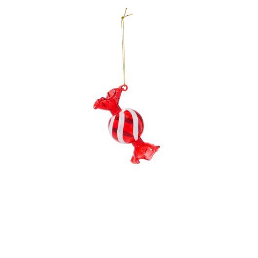 PEPPERMINT SWIRL ORNAMENT 1.5