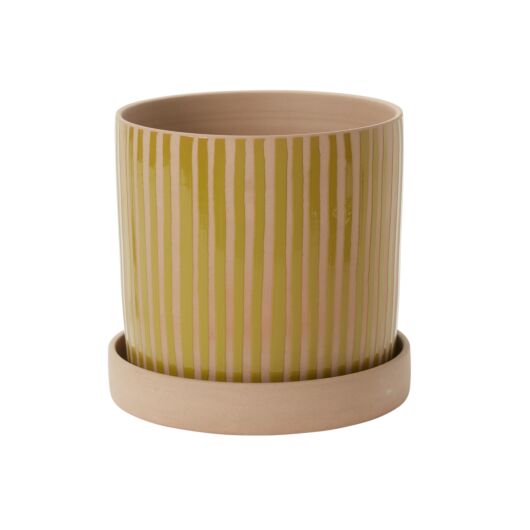 SULLIVAN POT WITH SAUCER 11.2