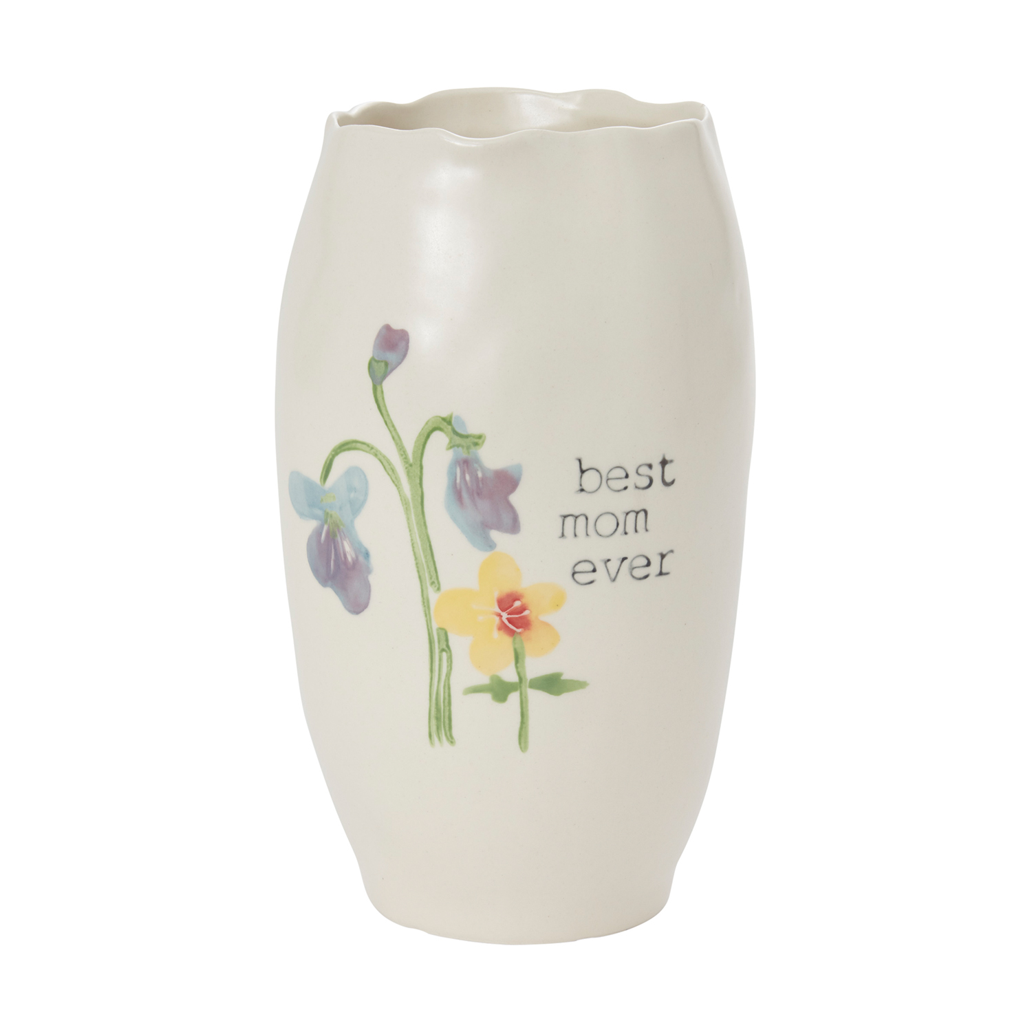 BEST MOM VASE 5"X 8.5"