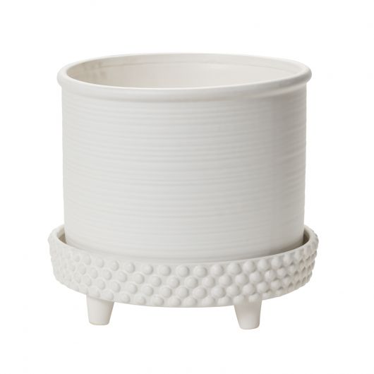 JANE FOOTED POT 12.5"X 11"