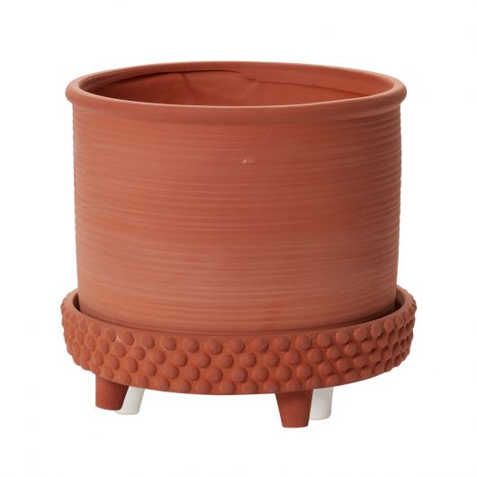JANE FOOTED POT 12.25"X 11"