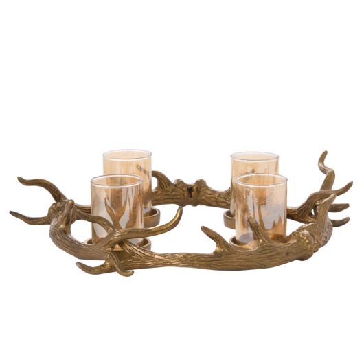 ANTLER GLOW CANDLEHOLDER 20"X