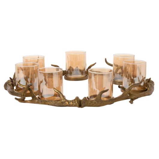 ANTLER GLOW CANDLEHOLDER 29"X