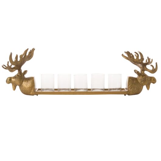 MOOSE CANDLEHOLDER 34.5"X 1.2