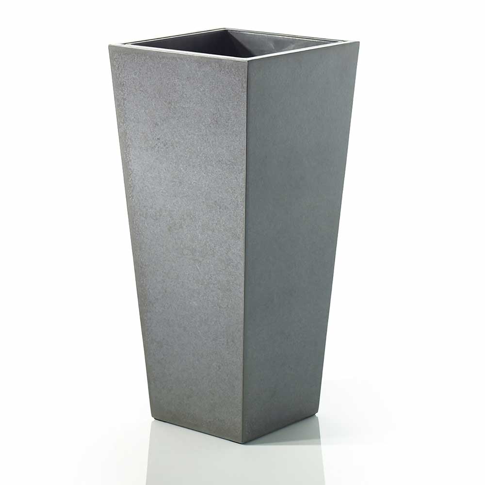 17.5"X 38.5" TOWER VASE,GRAY