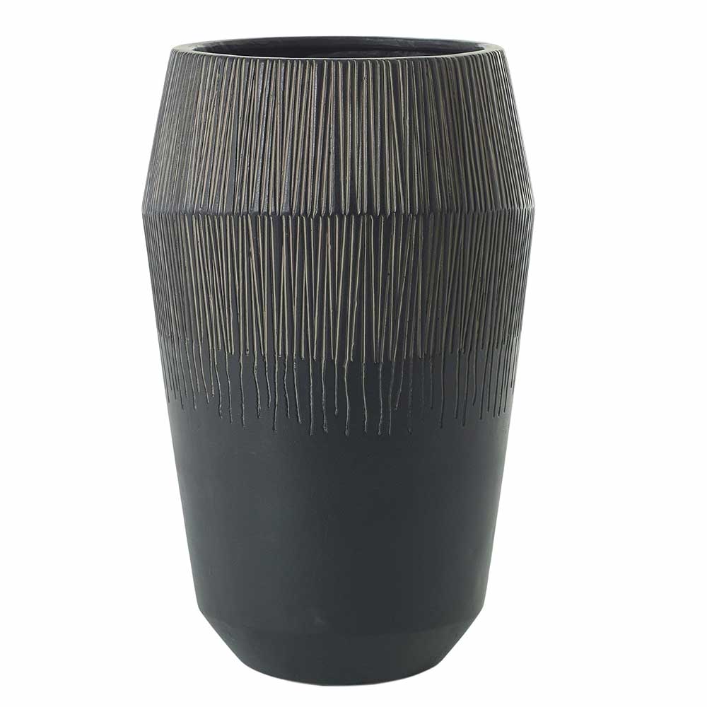 JEVA PLANTER 13"X 21.25" BLACK