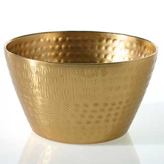 JEMA BOWL 6.5"X 4" GOLD