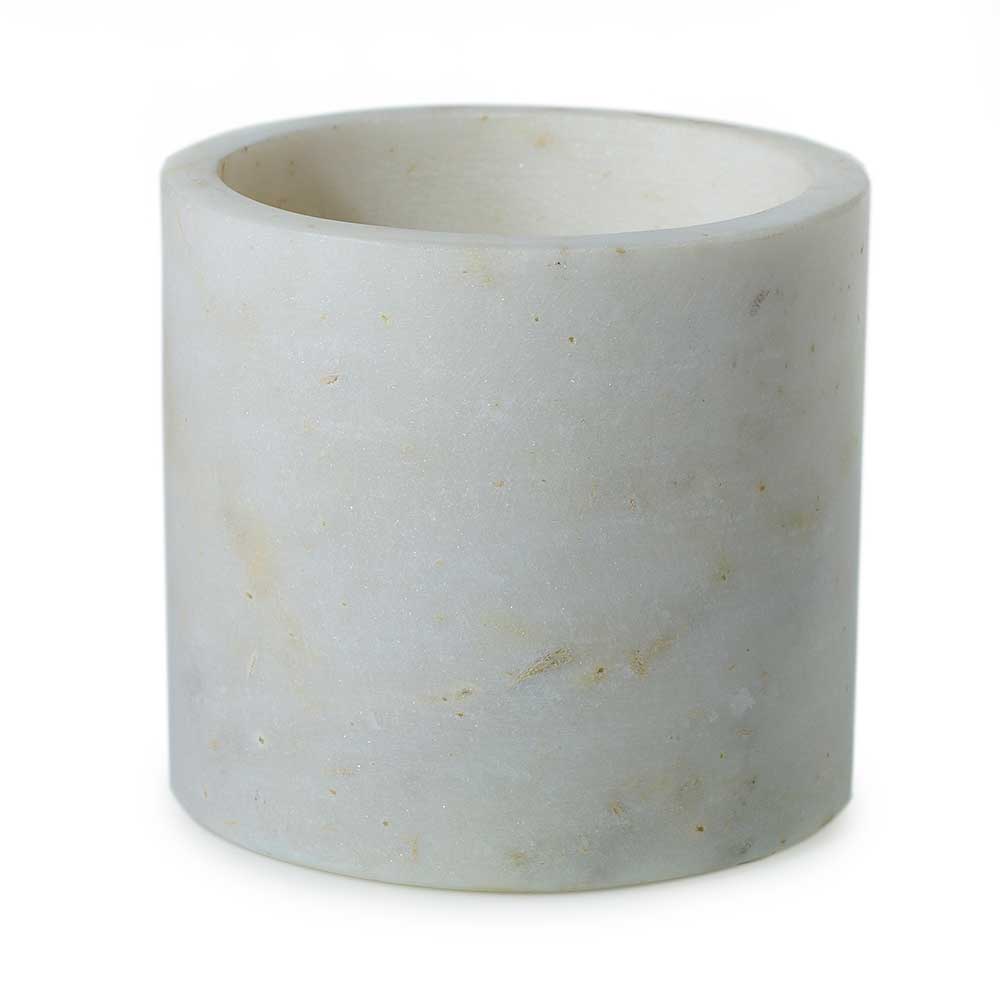 MARBLE POT 4.75"X4.5" IT