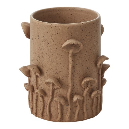 MUSHROOM FOREST VASE 6.5"X6.7