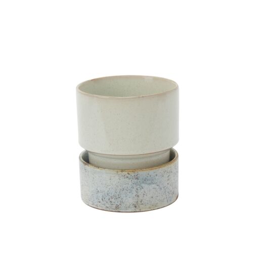 ENDEAVOR POT WITH SAUCER 6.5"