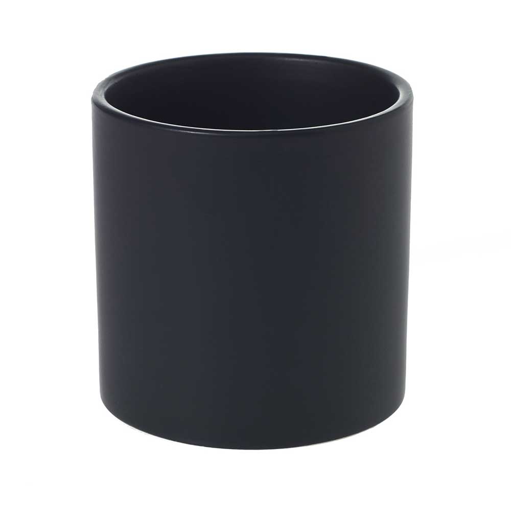 4.25" BLACK MATTE CERCLE POT