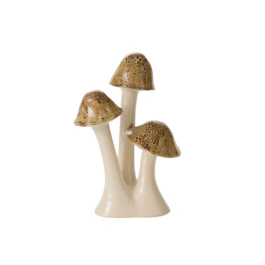 SPECKLED MUSHROOM FIGURINE 8"