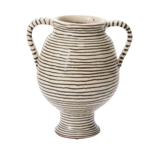 LINES VASE 9.25"X 7.5"X 10.5"