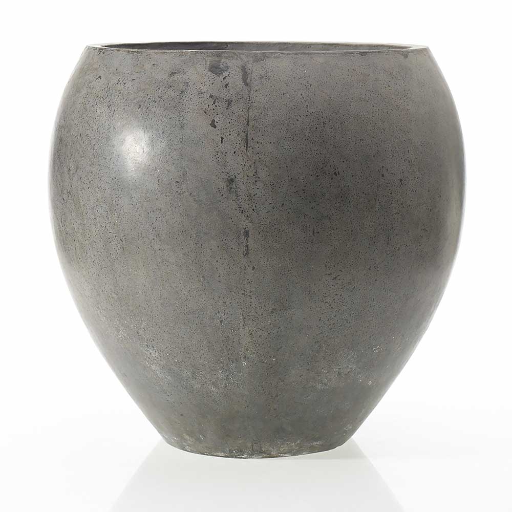 NEWPORT POT 16.5"X 16" GREY