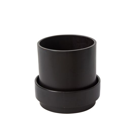 CLAXTON POT WITH SAUCER 8"X 7