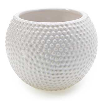 SPOTTI POT 5"X 4" WHITE