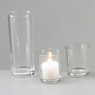 GLASS VOTIVE CANDLE HOLDERS