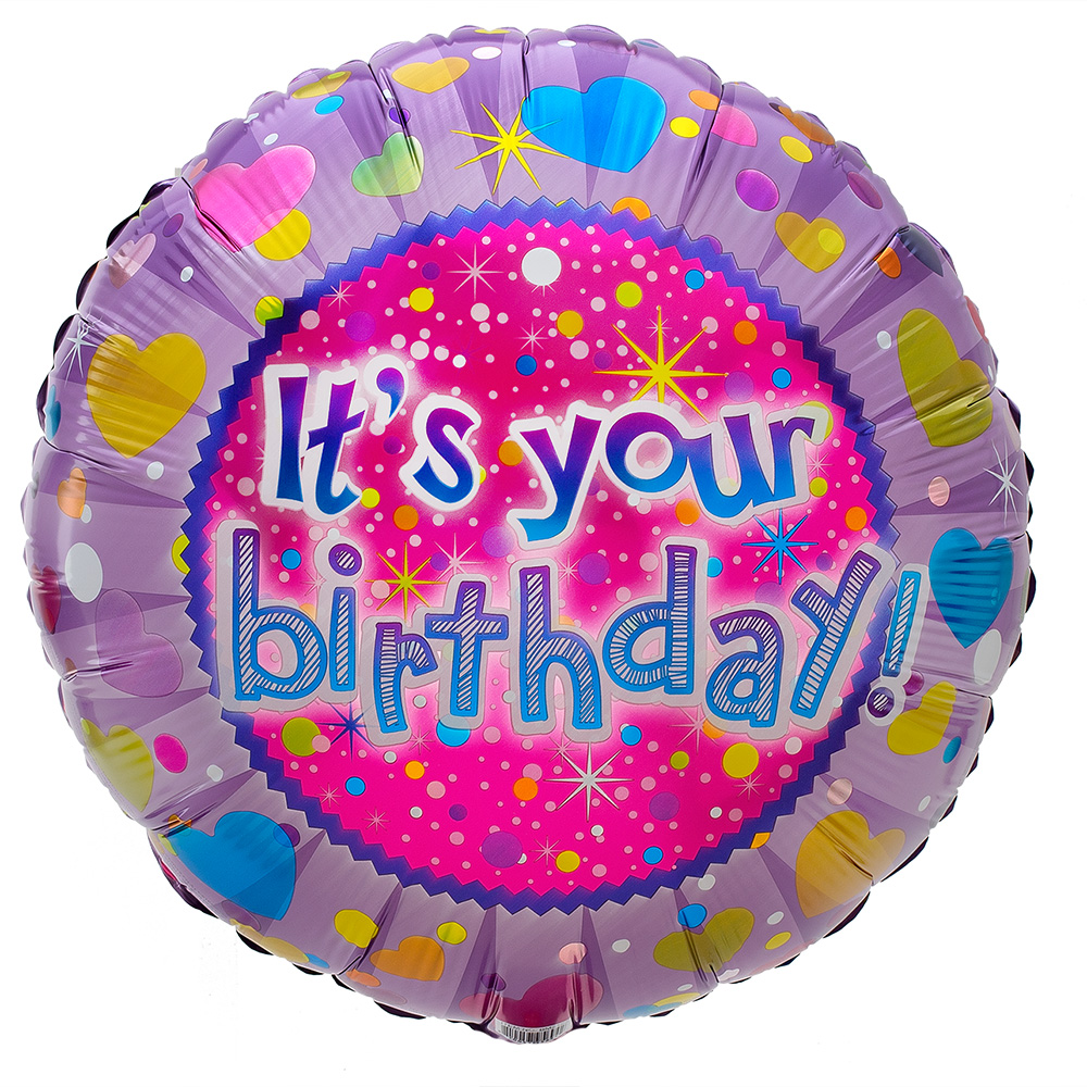 18" BALLOON,IT'S YOUR DAY