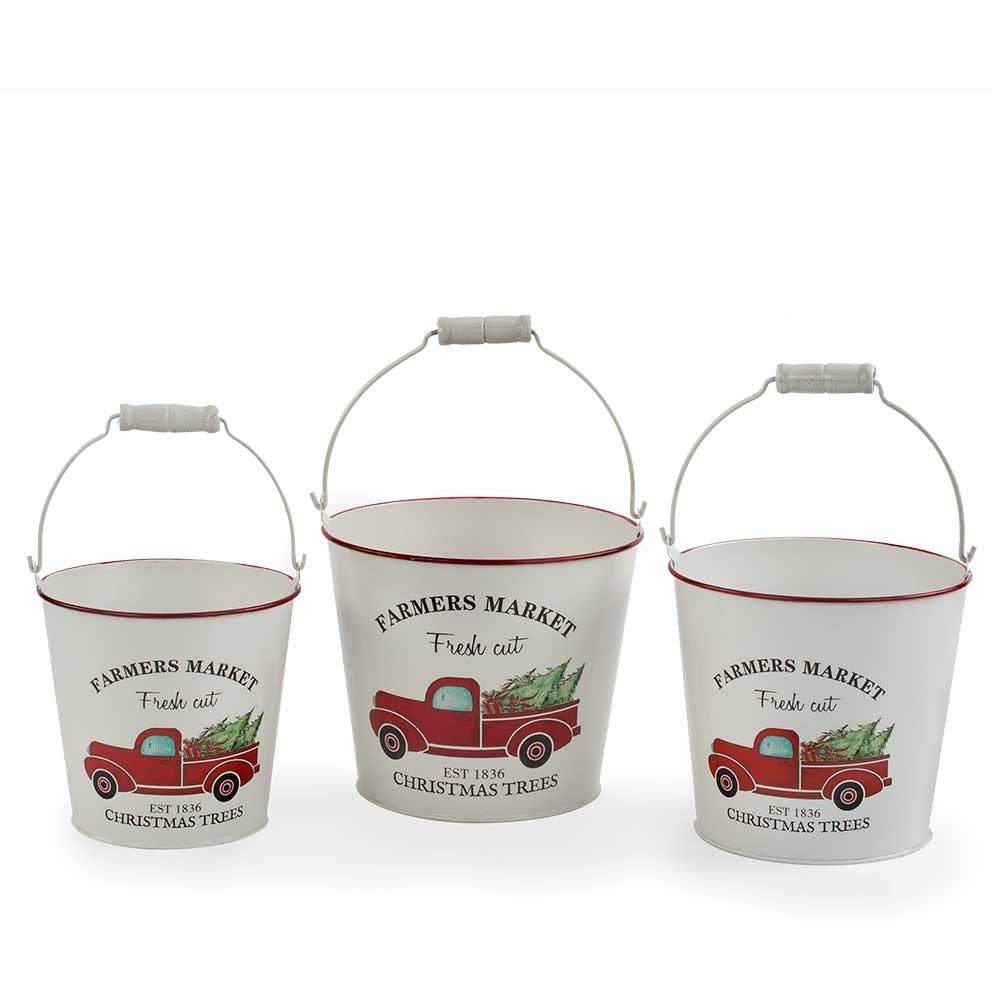 RED TRUCK PAIL SET