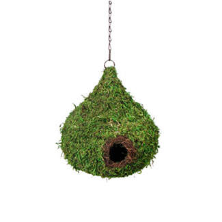 12" MOSS BIRD HOUSE