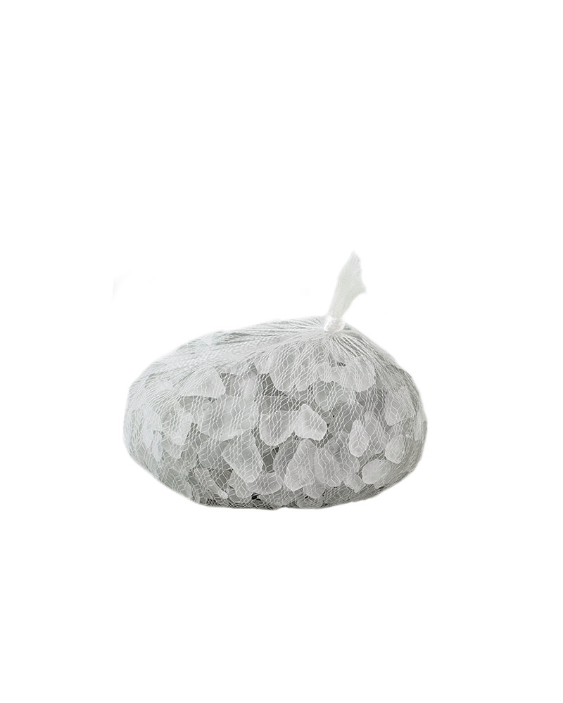 SEA GLASS 2LB BAG FW,FROSTED WHITE