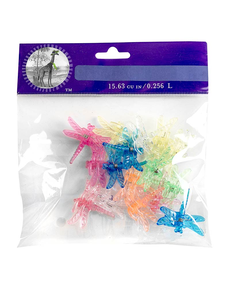 ORCHID CLIPS DRAGONFLY 16PC 1