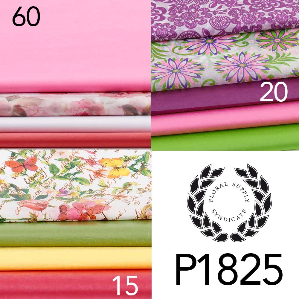 18" X 24" PRINTED WAX TISSUE