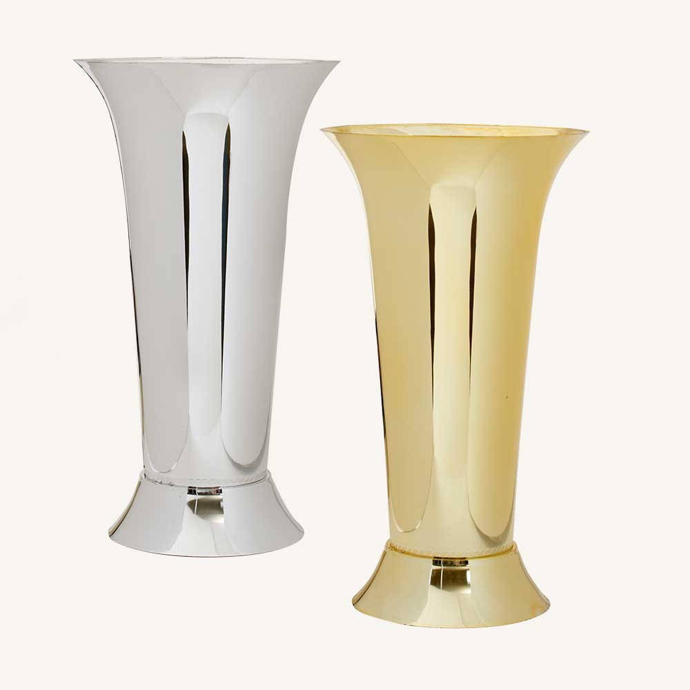 13"x6" Trumpet Vase Floral Supply Syndicate Floral Gift Basket and