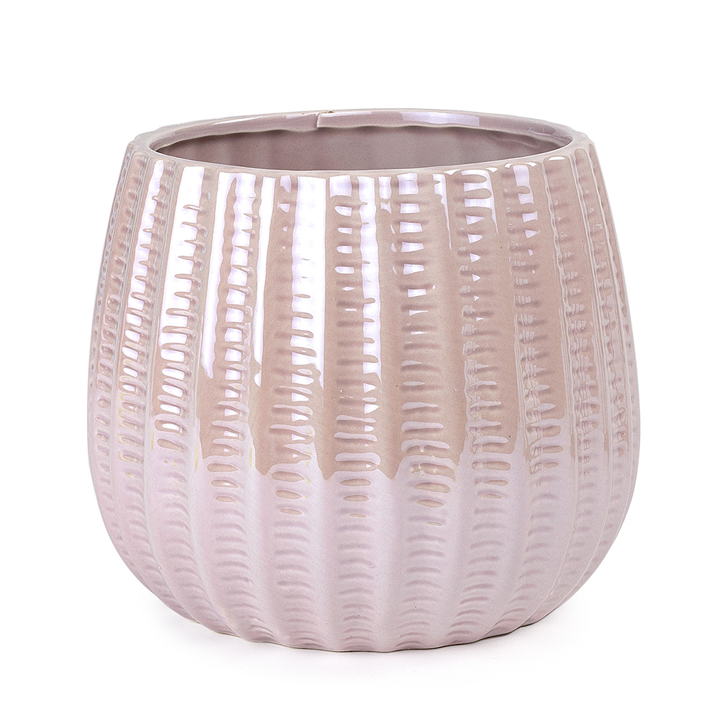 5" CERAMIC POT,PINK