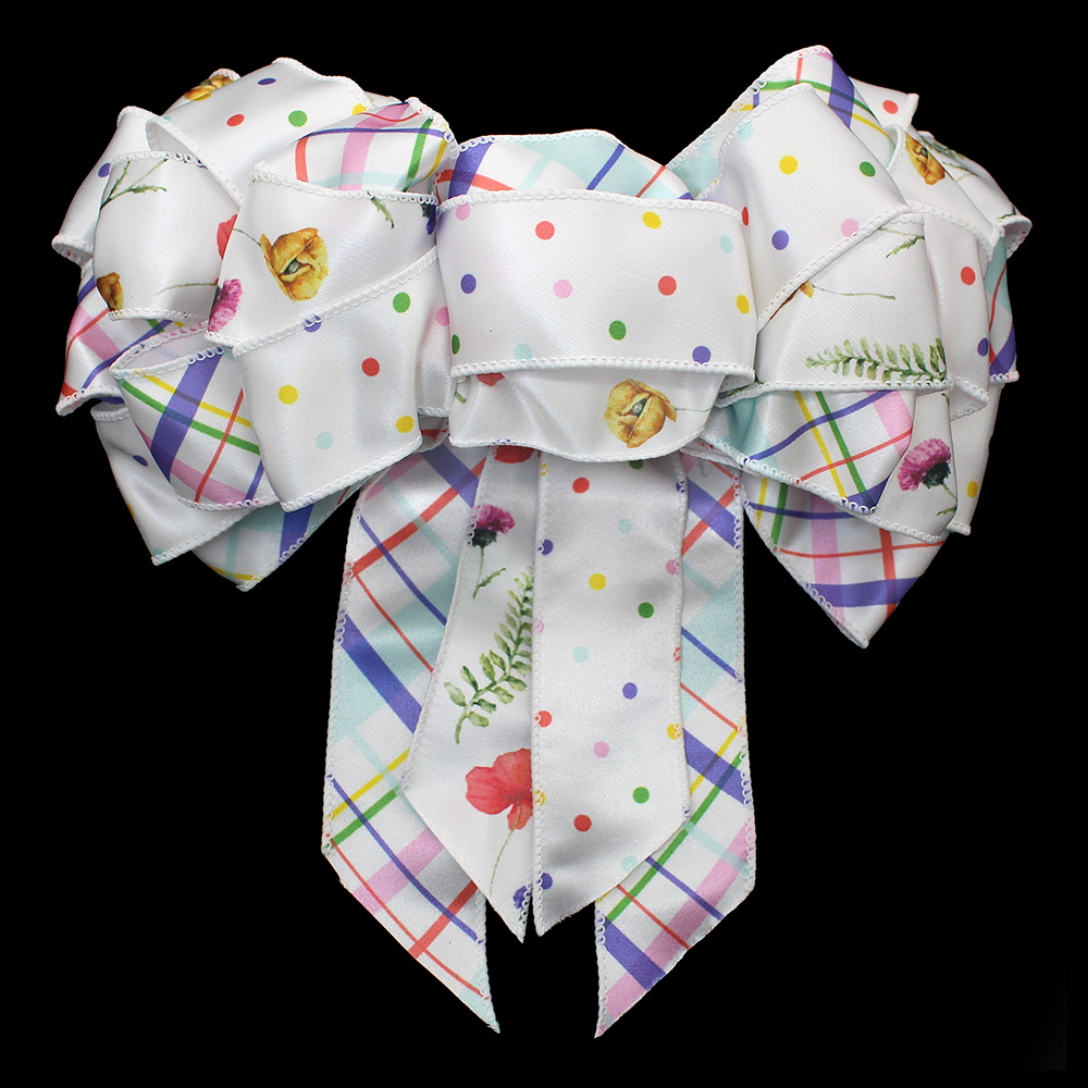 1 3/8" WIRED SUMMER BREEZE RIBBON