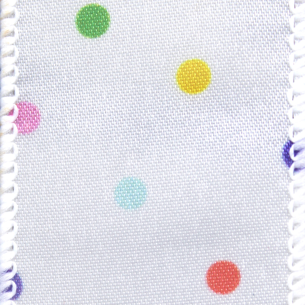 1 3/8" WIRED SUMMER BREEZE,DOTS