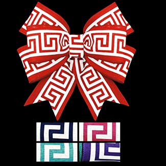 2 1/2" WIRED GRECIAN RIBBON