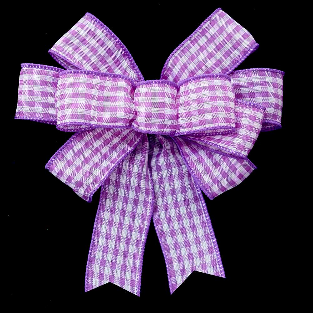 1 3/8" WIRED VINTAGE CHECK RIBBON