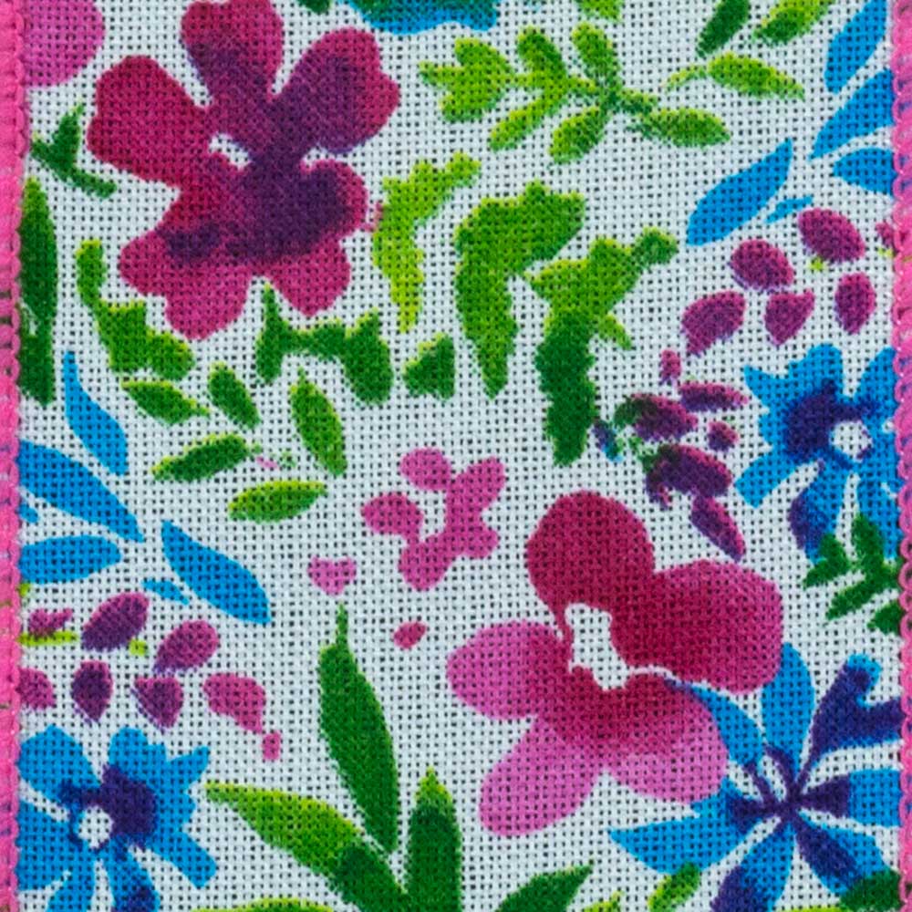2 1/2" WIRED BRUSHSTROKES,FLORAL