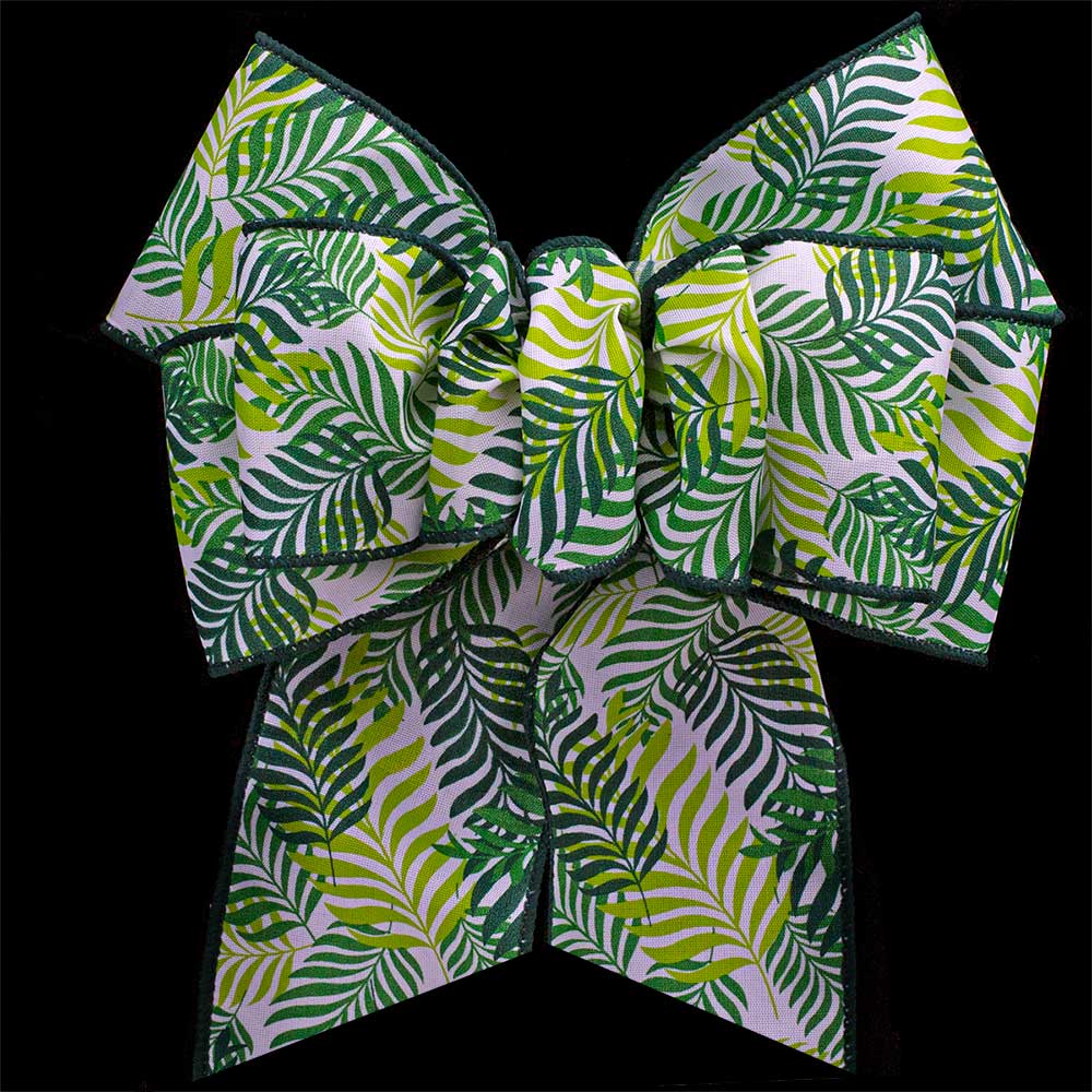 2 1/2" WIRED FERN RIBBON