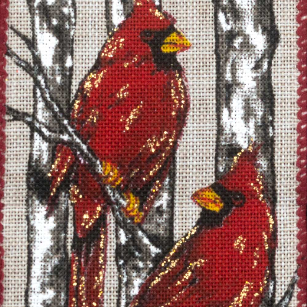 2 1/2" WIRED COUNTRY CHARM,CARDINAL