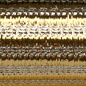 1 3/8" WIRED STRIPED LAMME,GOLD