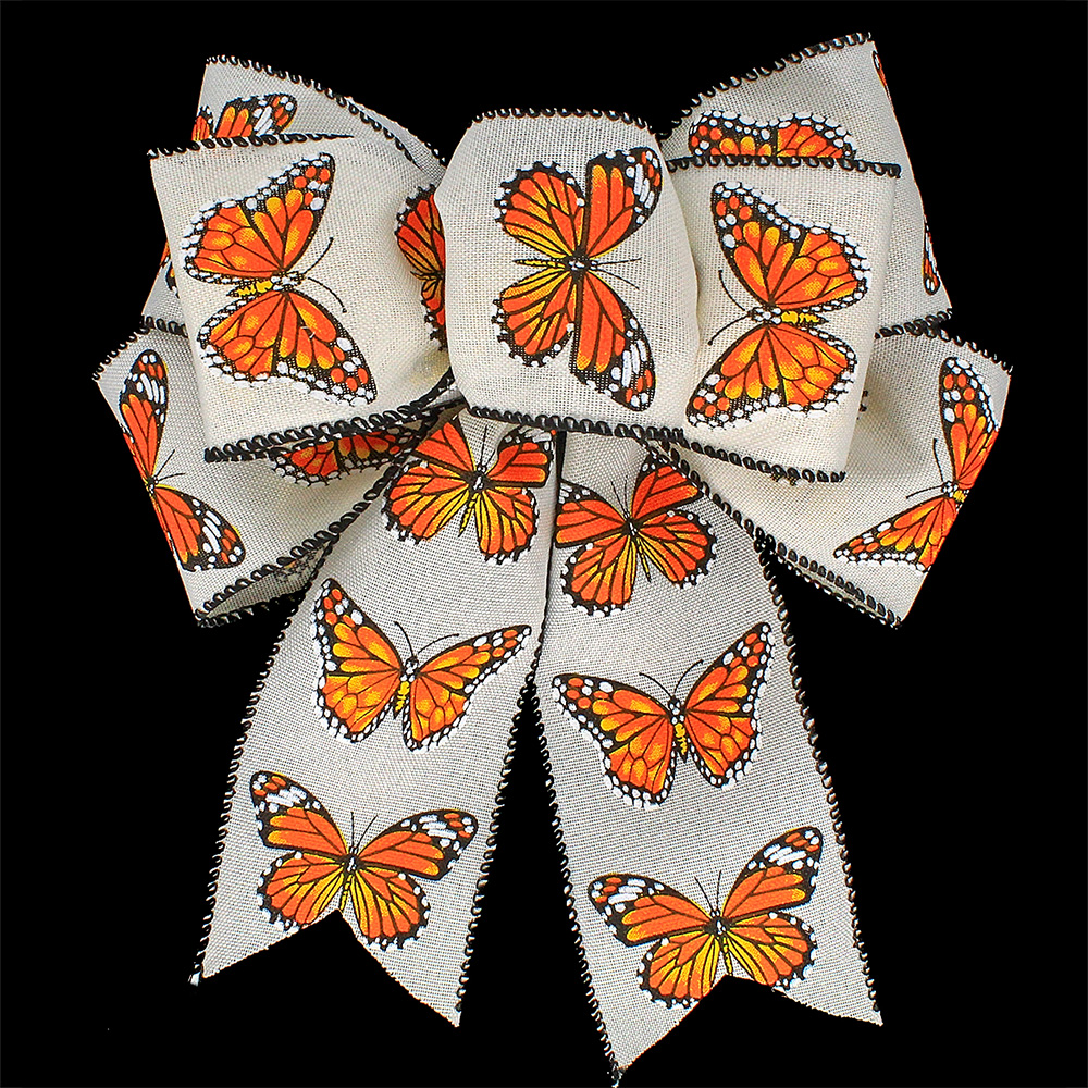 2 1/2" WIRED MONARCH RIBBON