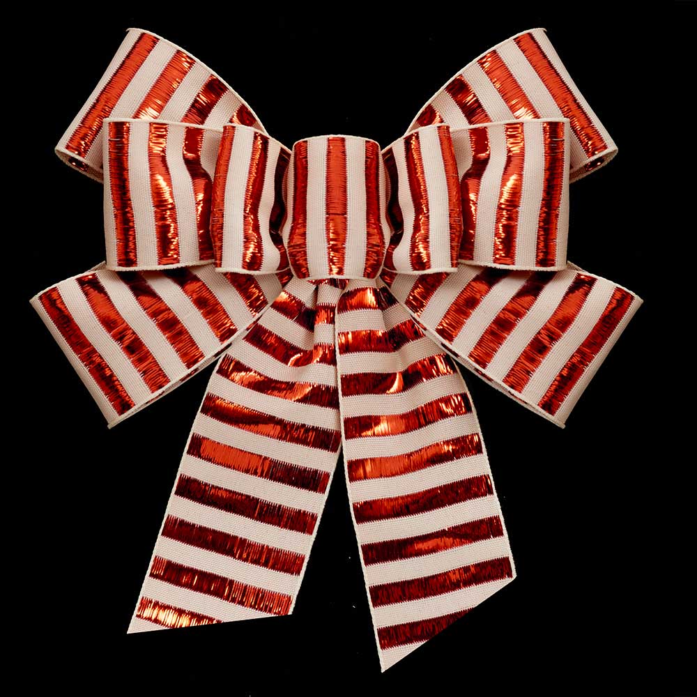 1 3/8" METALLIC BARS RIBBON