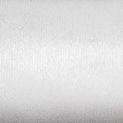 1 3/8" DELUXE WIRED CHIFFON, WHITE