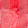 1 3/8" WIRED SHEER BOUQUET,RED