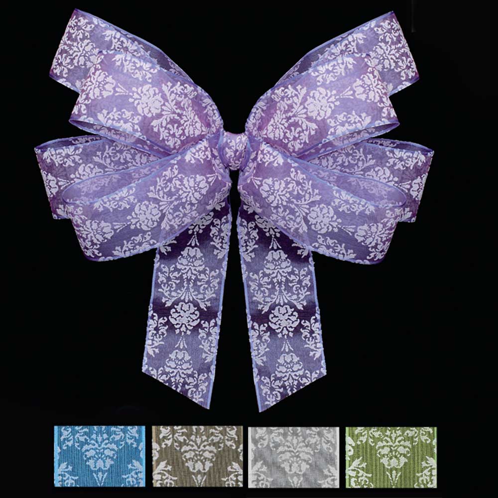 1 3/8" WIRED SHEER PARADISE RIBBON