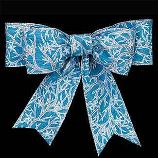 1 3/8" WIRED WINTER BRANCHES RIBBON