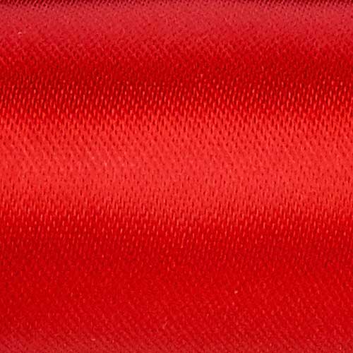 1 3/8" WIRED DBL FACED SATIN,RED