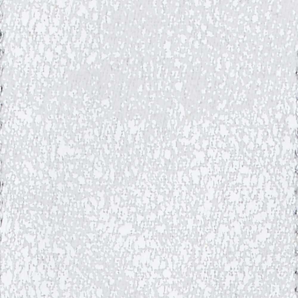 1 3/8" WIRED FAUX LEATHER,SILVE RO